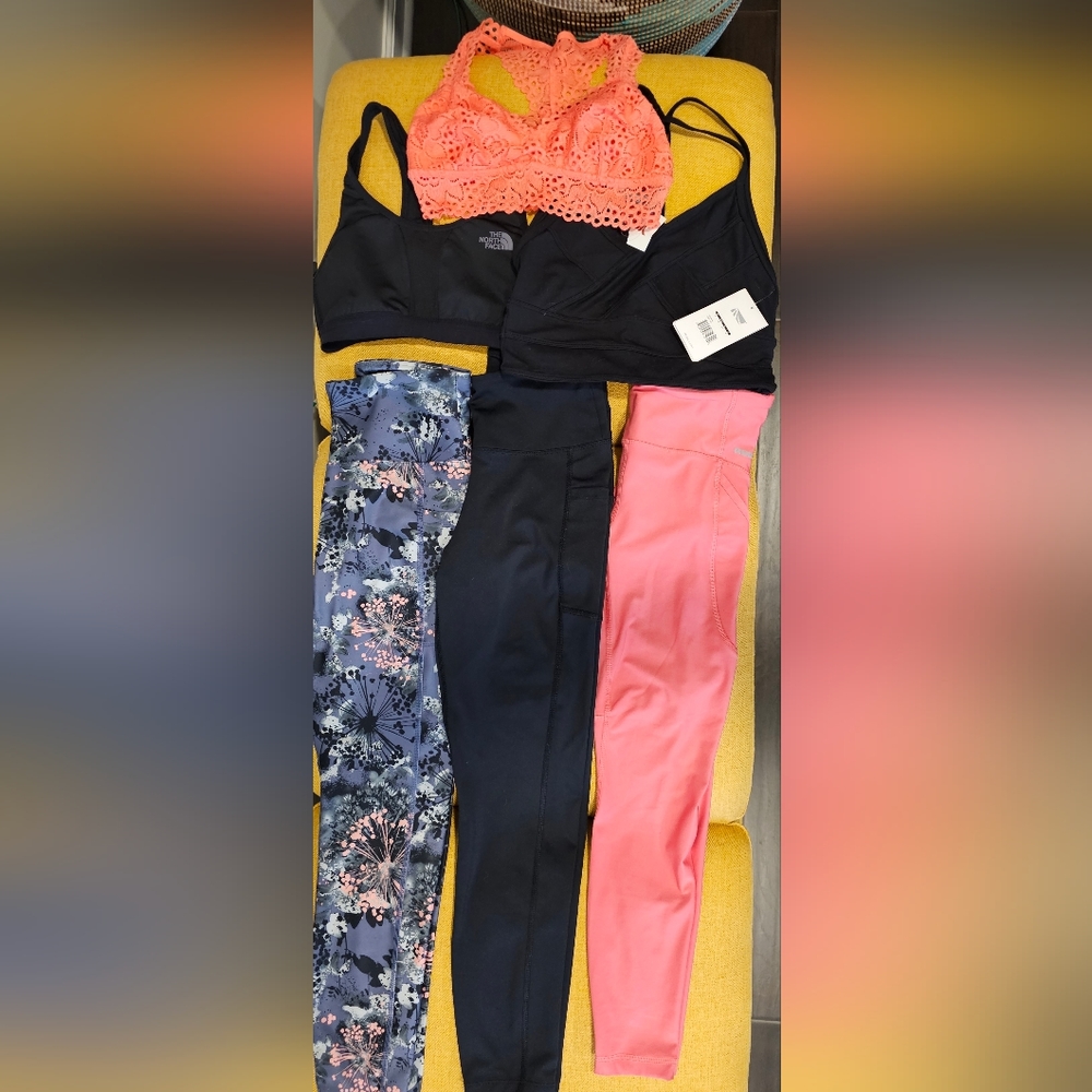 NWT~ 6 Piece Womens Mixed Workout/Yoga Bundle. Size XS/S